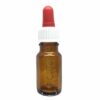 Frasco pipeta 10ml incl pipeta vidrio marrón (A2)